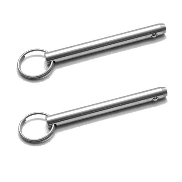 Boat Bimini Quick Release Pins - 3 3/4 Inch Stainless Steel (pair)