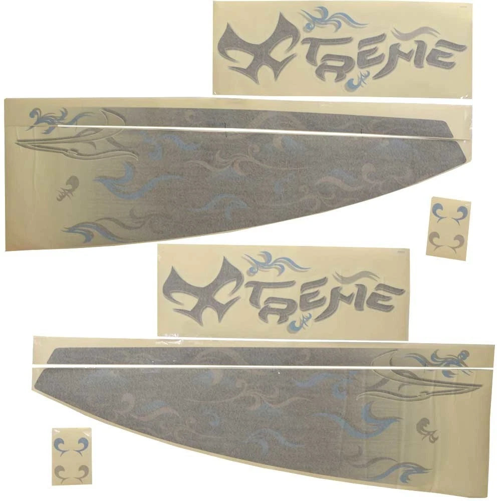 Chaparral Boat Decal Kit 14.00524 - Xtreme 244 Black Blue Gold (8PC)