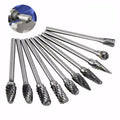 10*Tungsten Head Carbide Burrs for Rotary Drill Grinder Carving Bit