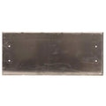 Tracker Boat Backing Plate - 14 X 6 X 1/4 Inch Aluminum