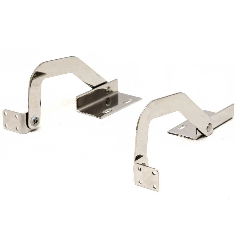 Tracker Boat Seat Hinge Set 314467 - 314468 - Full Range Stainless 2PC