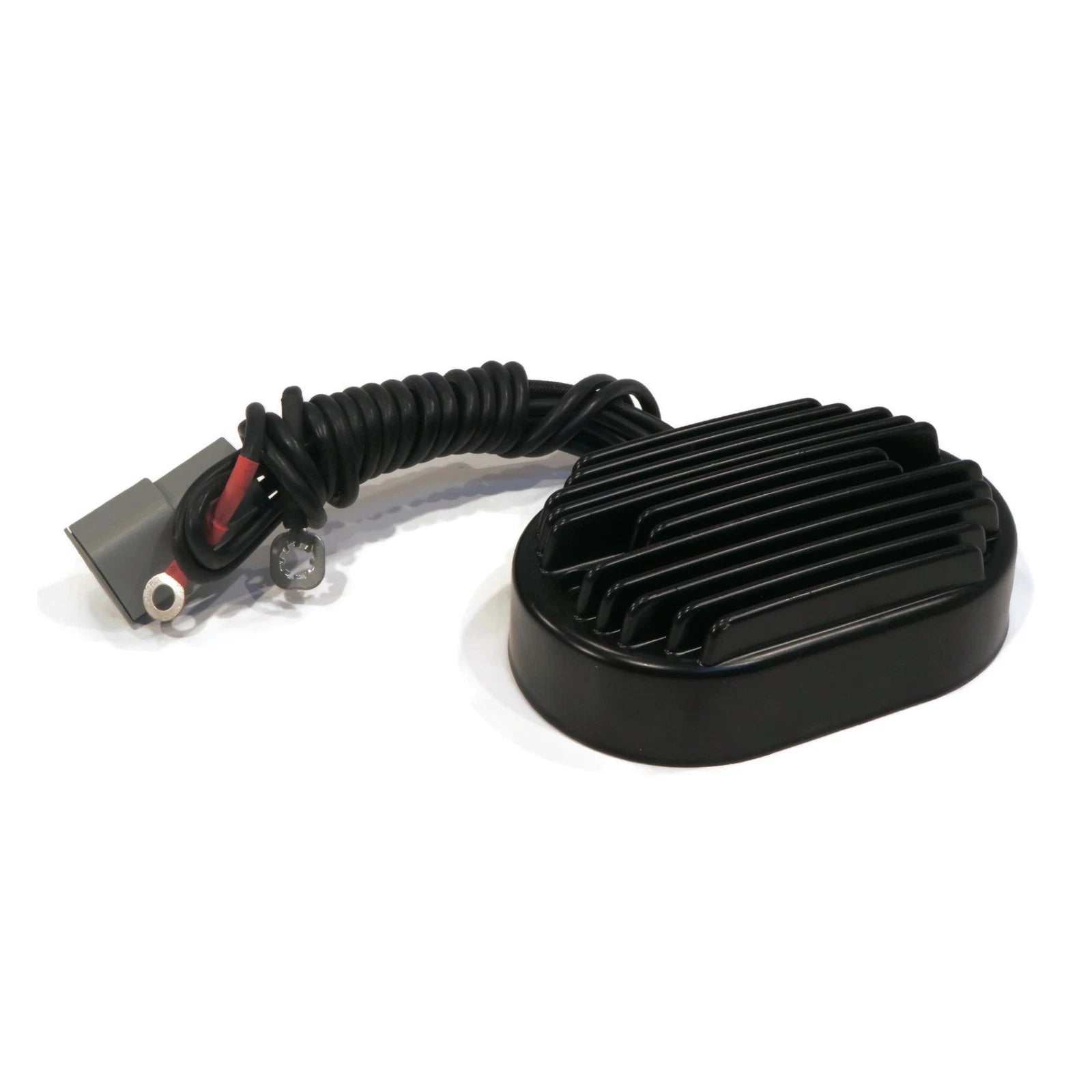 Black Voltage Regulator with Wire Harness for Harley Davidson 74610-08, 7461008