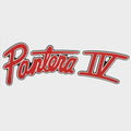 Bass CAT Boat Raised Decal Sticker 33236 - Pantera IV Red - Silver