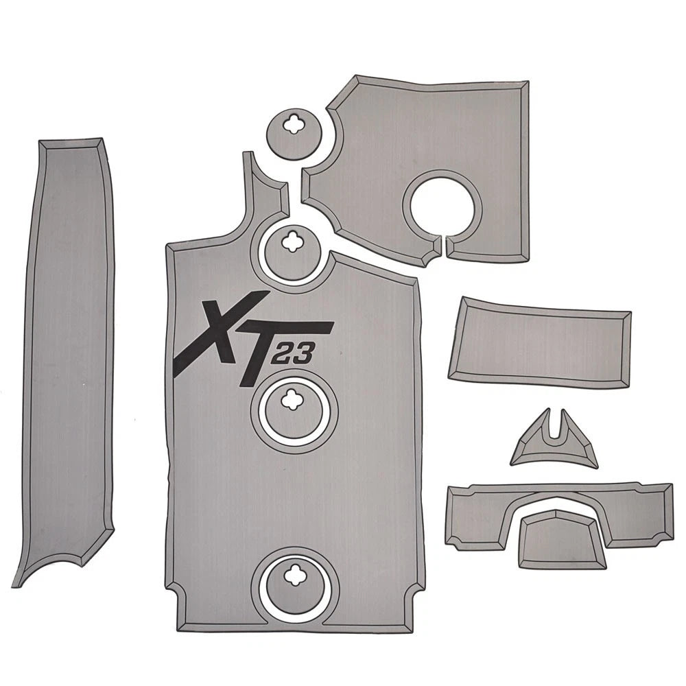MasterCraft Boat Non-Skid Cockpit Mats 553950 - XT23 Gray (set of 8)