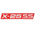 MasterCraft Boat Decal 750278 - 2011 X-25 SS Silver Red 7 1/2 Inch