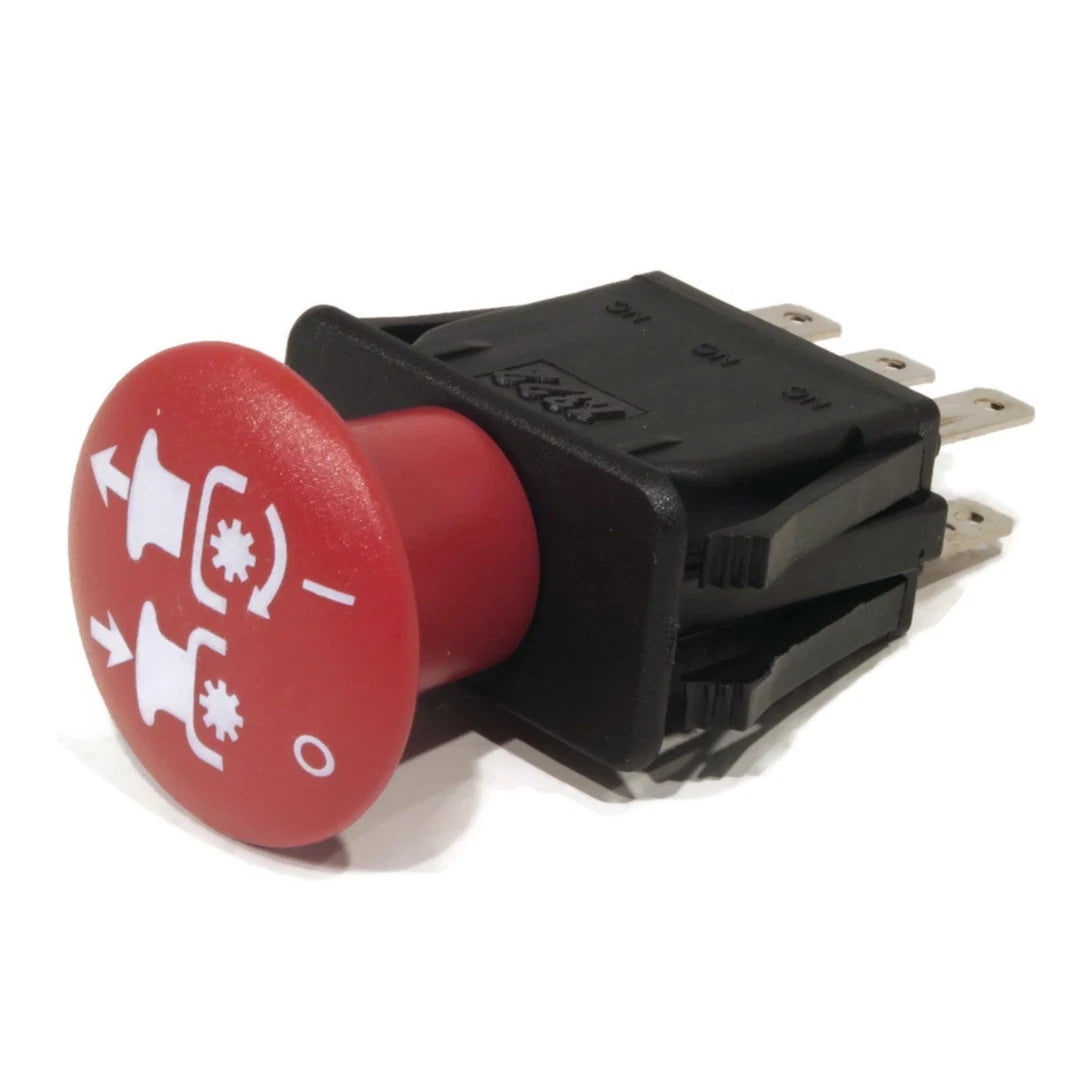 PTO Blade Switch with 2 Positions & 8 Terminals for Wright 524200141 Lawn Mowers