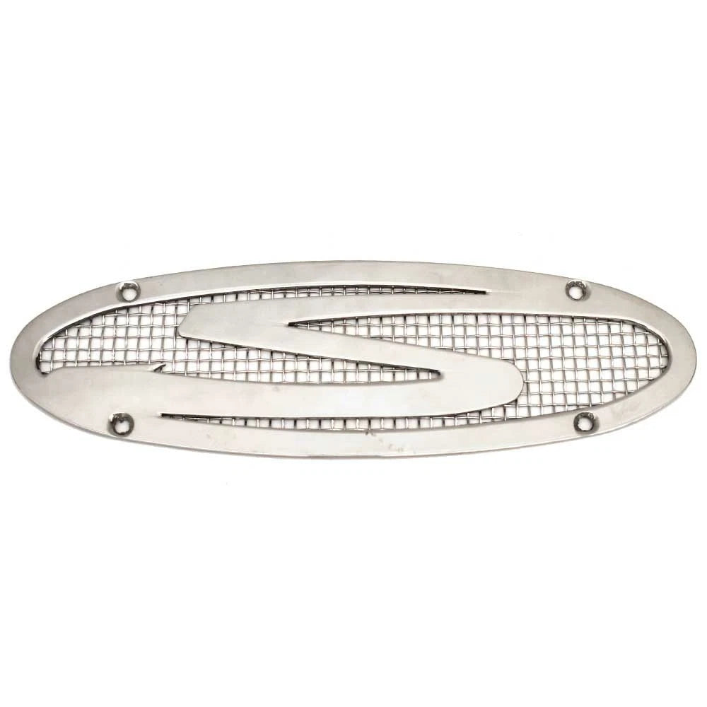 Supra Boat Engine Vent Grille 105159 - Mirror Stainless Steel