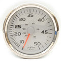 Teleflex Boat Oversized Speedometer Gauge 66902F - 4 1/4 Inch Silver