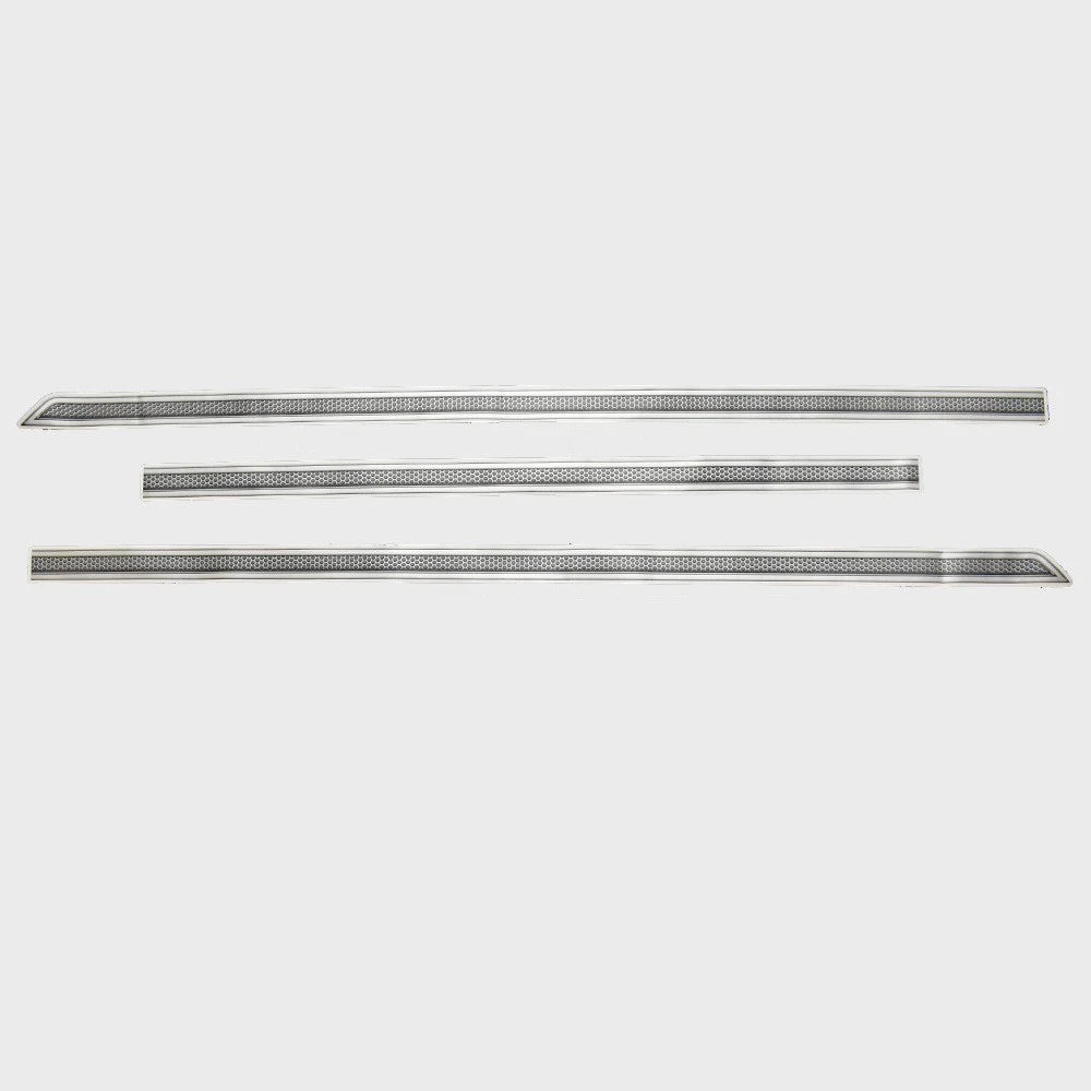 Ranger Boat Graphic Decals 303634 - Silver Stickers (set of 3)