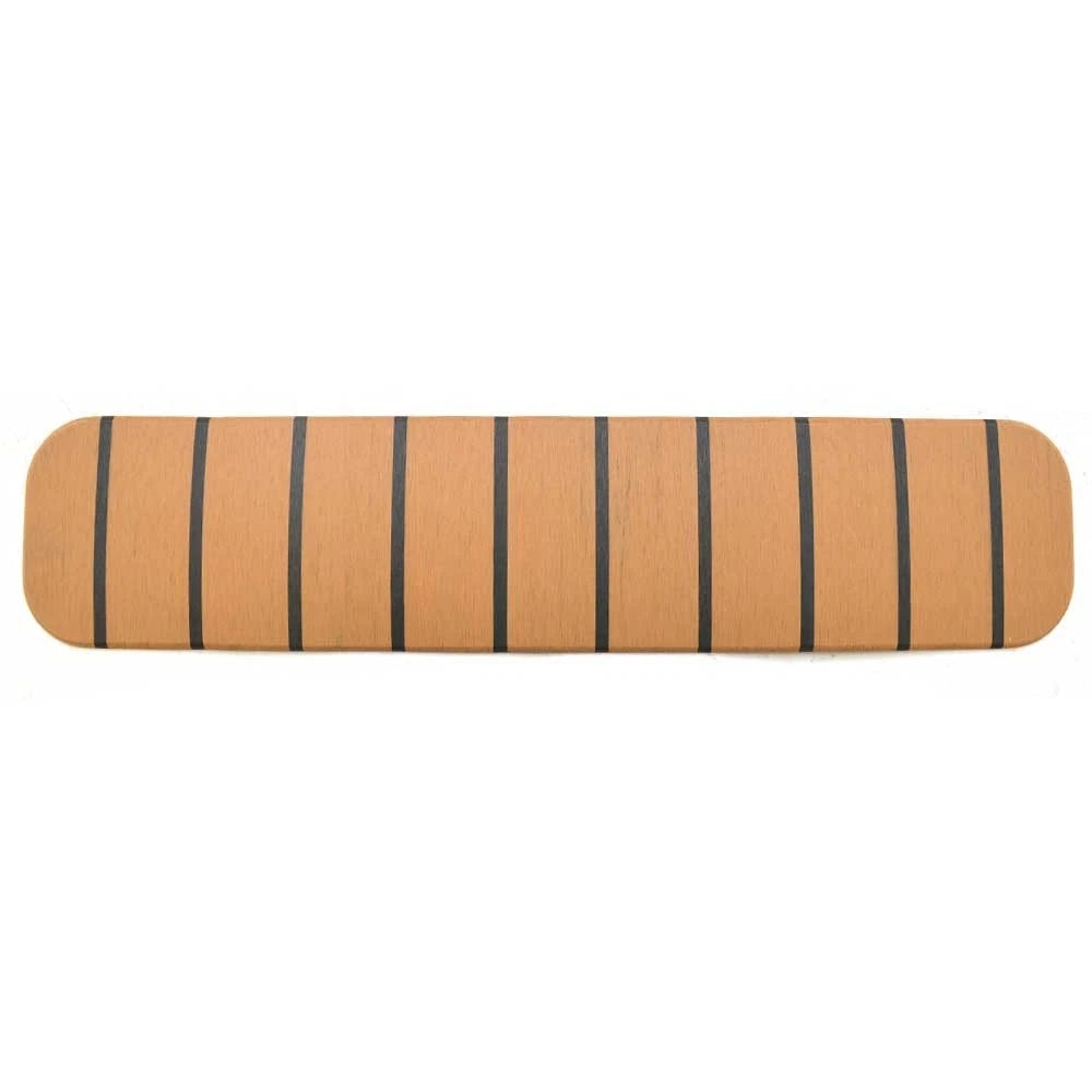 Godfrey Sanpan Boat Helm Footrest Mat - PVC Teak 5 X 21 Inch Replacement