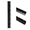 Four Winns Boat Offset Hinge 048-0194 - 12 X 1 3/4 Inch Black Aluminum