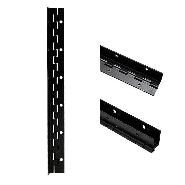 Four Winns Boat Offset Hinge 048-0194 - 12 X 1 3/4 Inch Black Aluminum