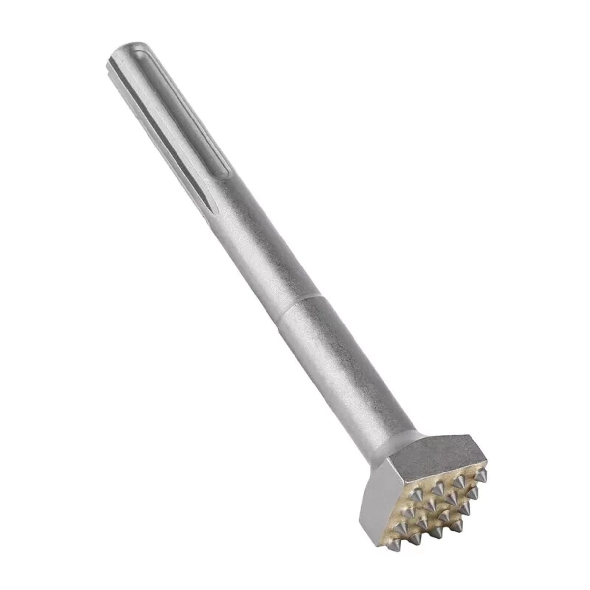 SDS Max 16-Teeth Carbide Tipped Bush Hammer Chisel Drill Bit for Concrete Stone