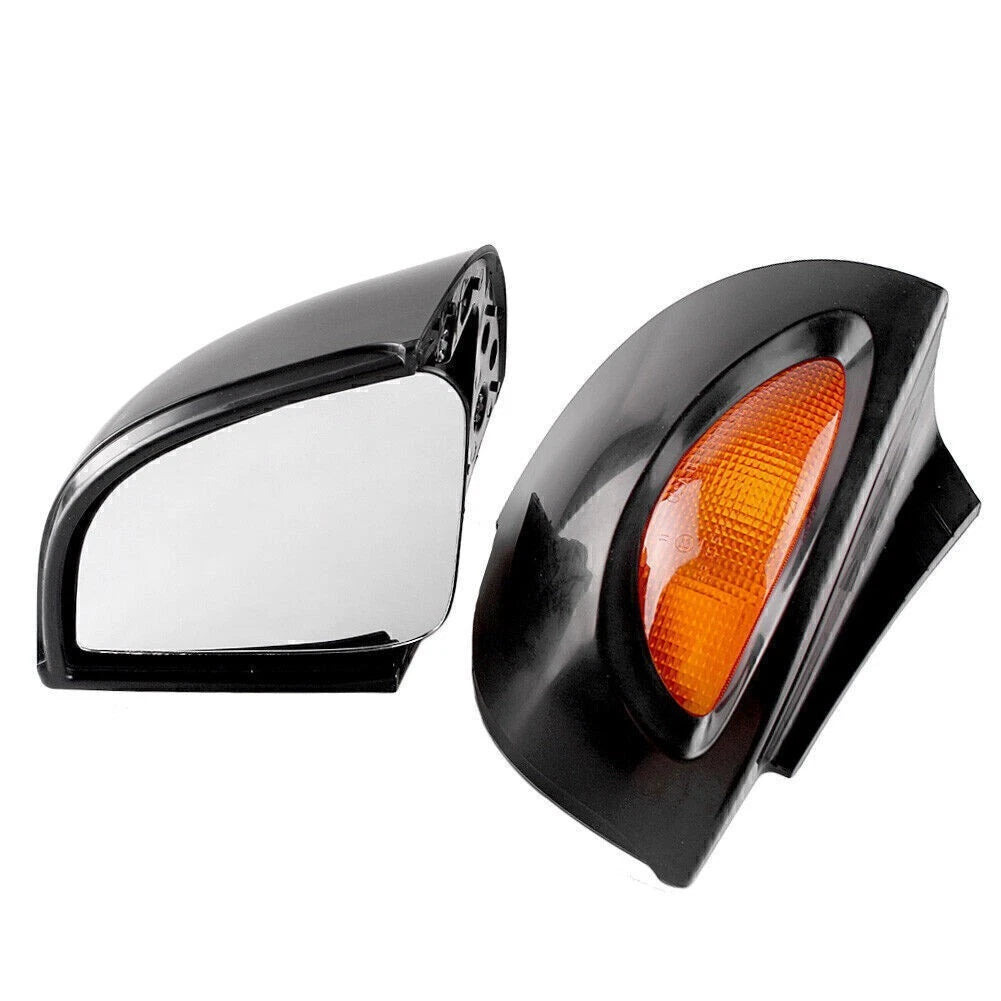Rear View Rearview Side Mirrors Turn Light Indicator Motorcycle Fit BMW R1150RT
