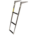 Garelick Marine Boat Telescoping Ladder 19625-90 - 3 Step 38 1/4 Inch Stainless