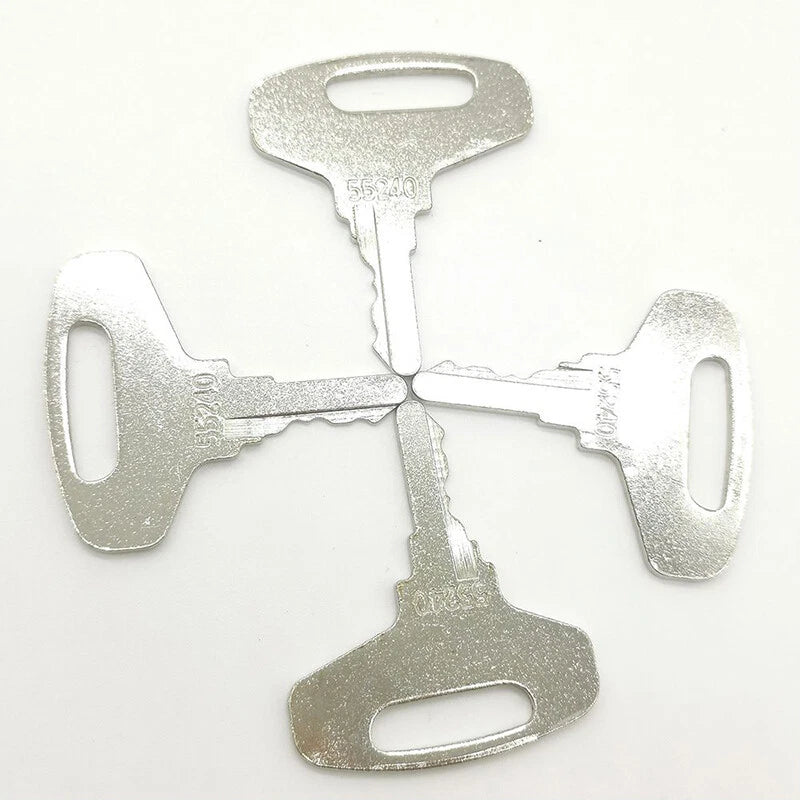 4PCS Ignition Key 55240 66711-55140 for Kubota B20 B5100 B6100 B7100 B7200 B8200
