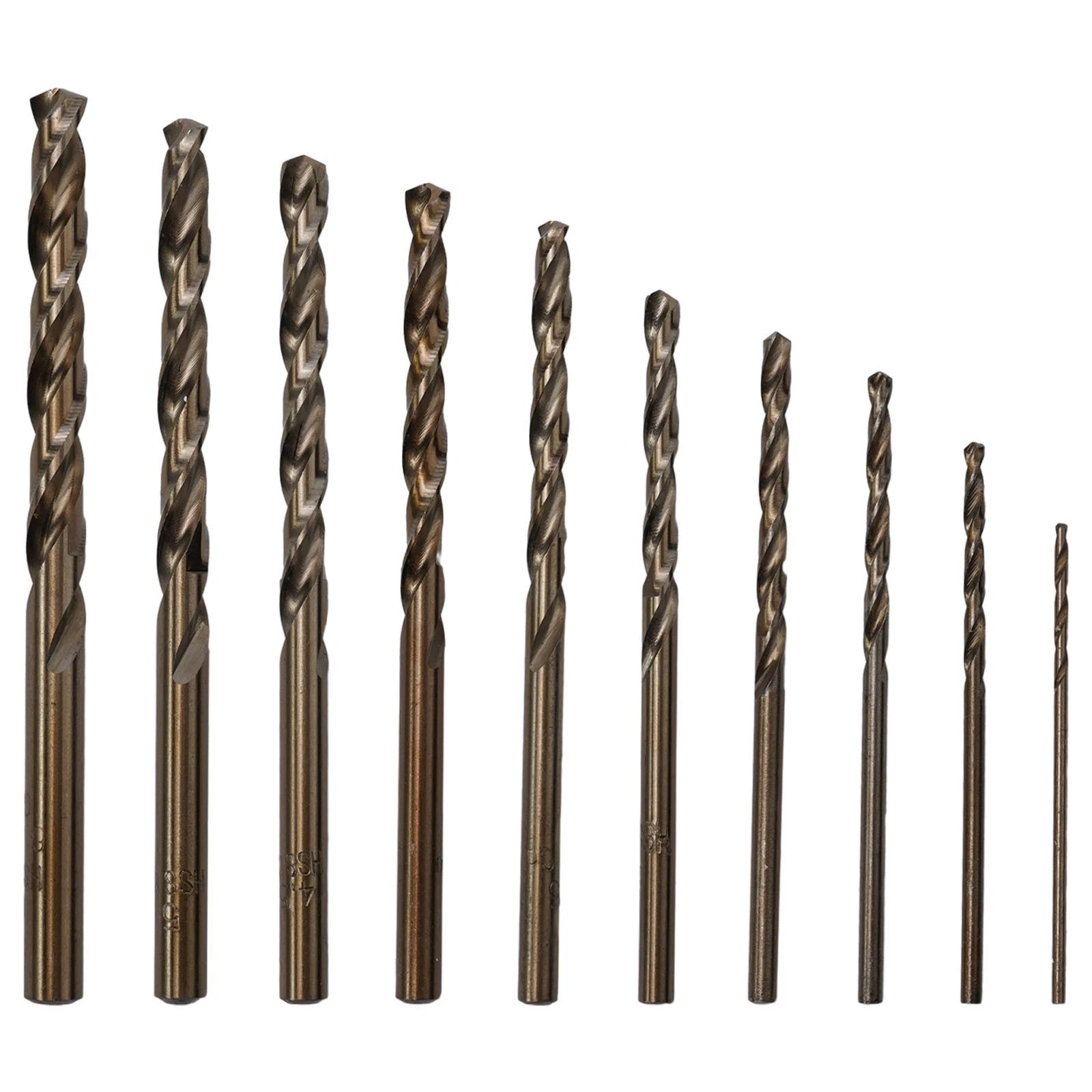 10pcs HSS for M35 Drill Bit 1-6mm for Metal-Stainles S Steel