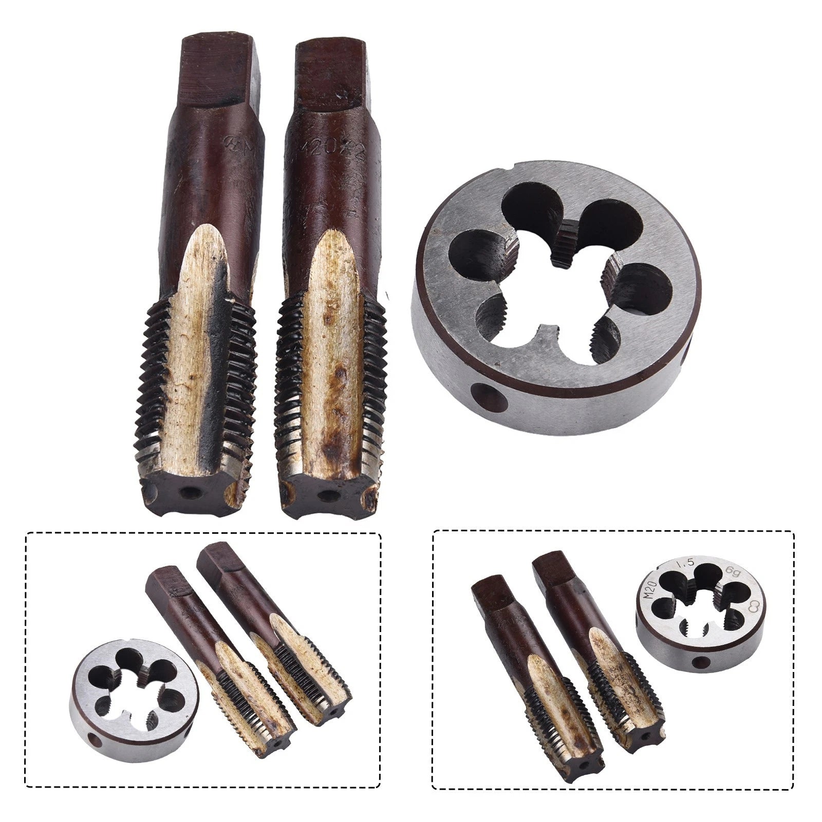 Metric Thread HSS M20 X 1.5mm M20 X 1.5mm Metric Thread Tap and Die