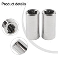 2PCS 14 Inch Socket Bit Adapter Square Drive to 14 Hex Converter Silver Color