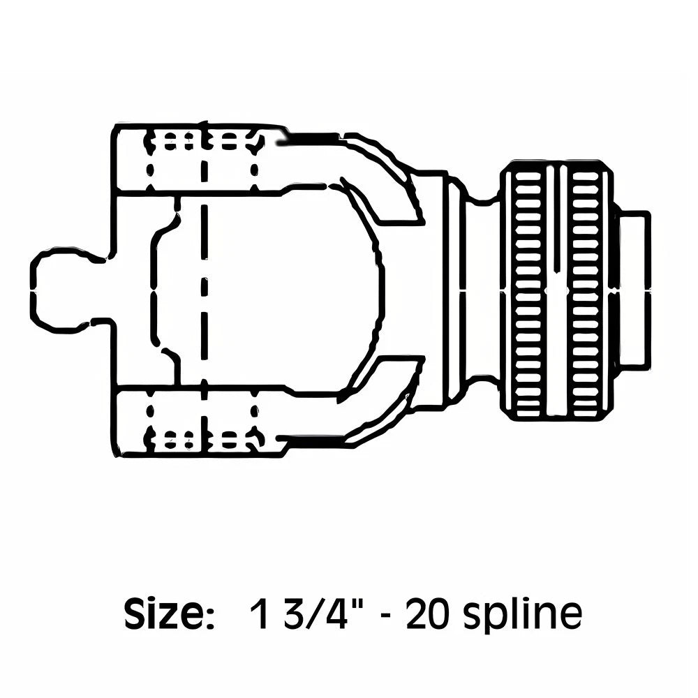 Yoke AW33099 Fits John Deere 1018