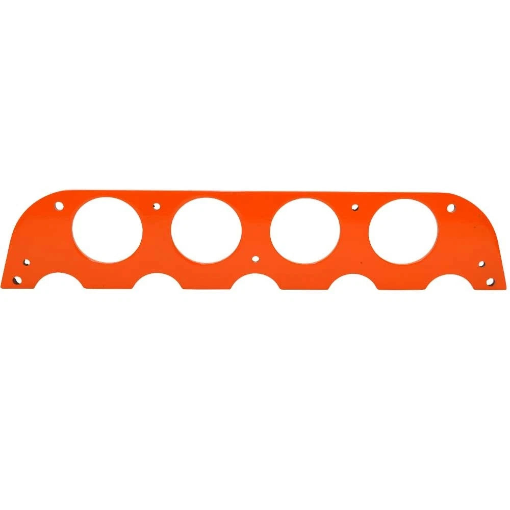 Legend Bass Boat Rod Rack Panel - Neon Orange 14 1/2 X 3 Inch