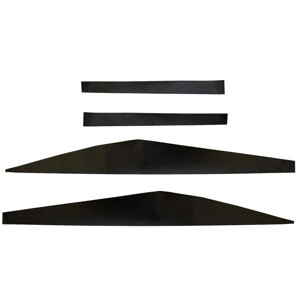 Crownline Boat Graphic Decal 22056 - Sharpline Black (4 PC Set)