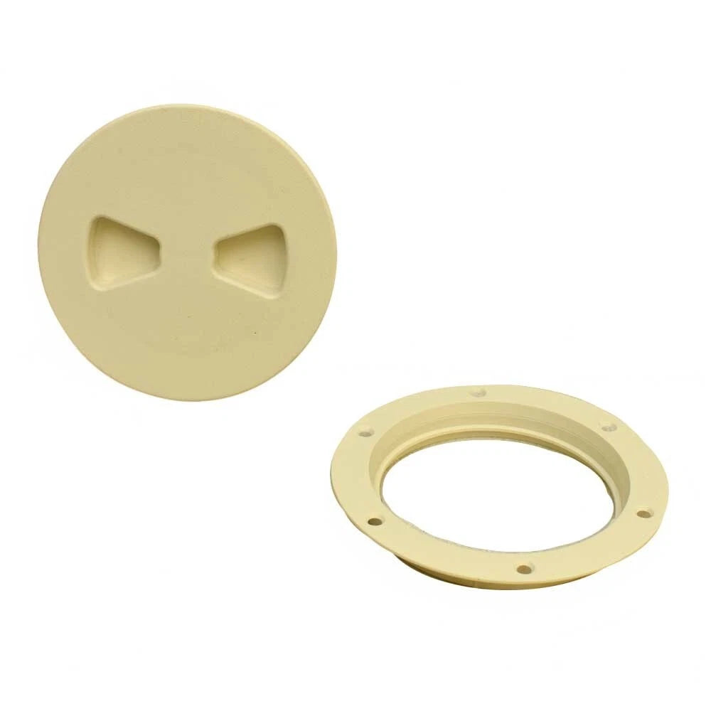 TH Marine Boat Deck Plate 238071 - Low Profile Twist Out 4 Inch