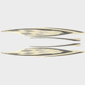 Chaparral Boat Graphic Decal Set - Piece Charcoal Silver