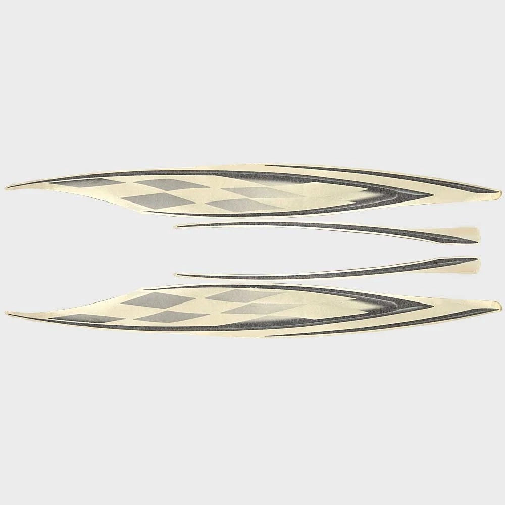 Chaparral Boat Graphic Decal Set - Piece Charcoal Silver