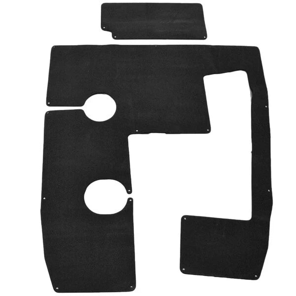 Lund Boat Snap in Carpet 2097736 - Ash Gray (2 Piece)