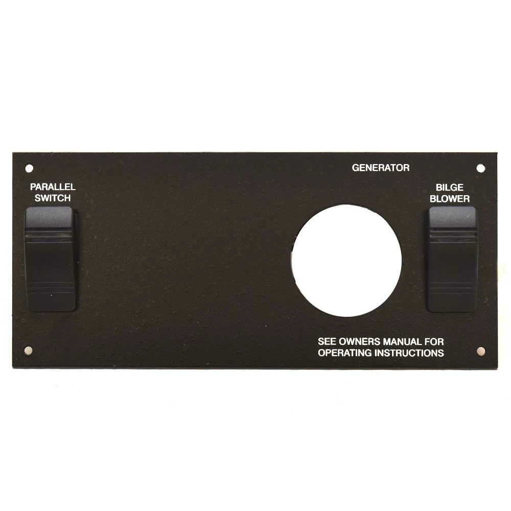 Sea Ray Boat Generator Switch Panel 2276479 - SLX 400 Aluminum