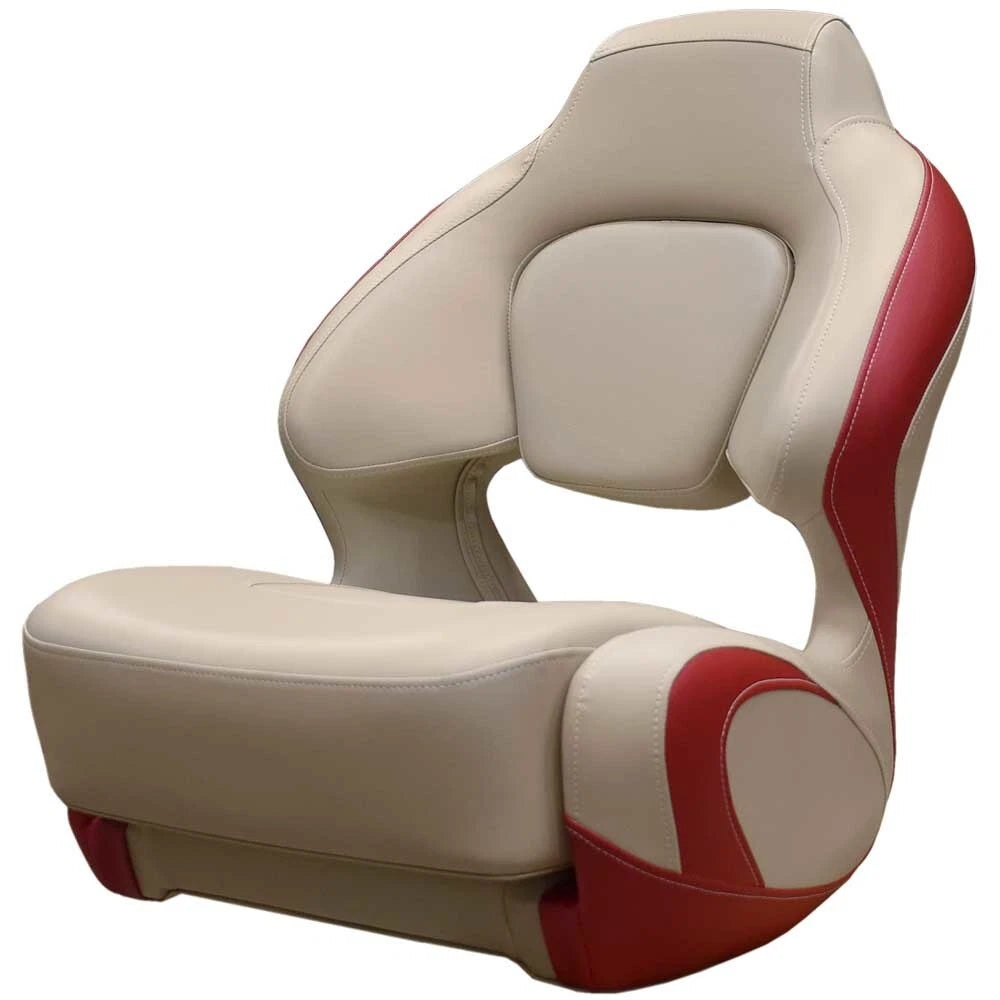 Chaparral Boat Captains Helm Seat 31.00536 - H2O Beige Red