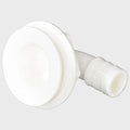 TH Marine Boat Elbow Thru Hull APD-290F - 3/4 Inch White Plastic