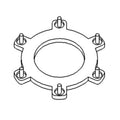 139018C3 Shift Clutch Backing Plate Fits Case-IH Tractor Models 5088