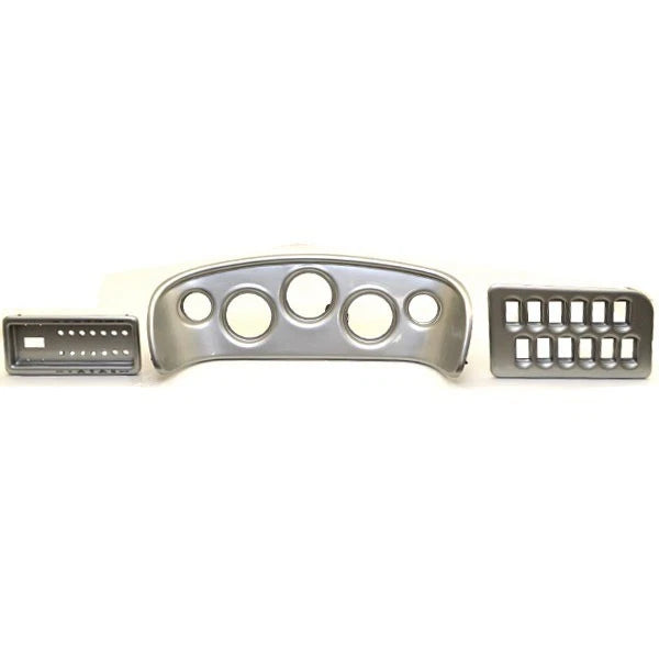 Godfrey Boat Blank Dash Panels 184541 - Aqua Patio Silver (set of 3)