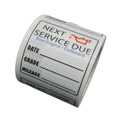 200PCS 2 X 2 Inch Car - Boat Oil Change Next Service Due Reminder Sticker Labels
