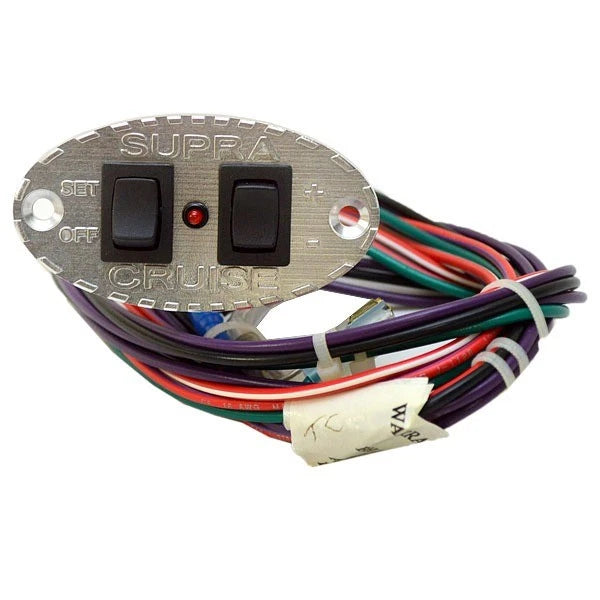 Supra Boat Switch Panel 106249 - Cruise Control Silver