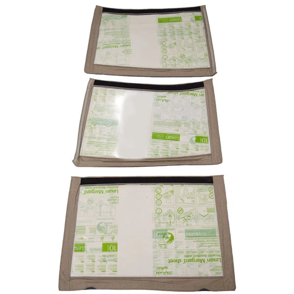 Larson Boat Connector Curtains 8418-802K - Cabrio 370 Hard Top Ameritex (3PC)