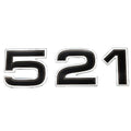 Ranger Boat Raised Emblem Decal 7604643 - Z521 Comanche Black Sticker