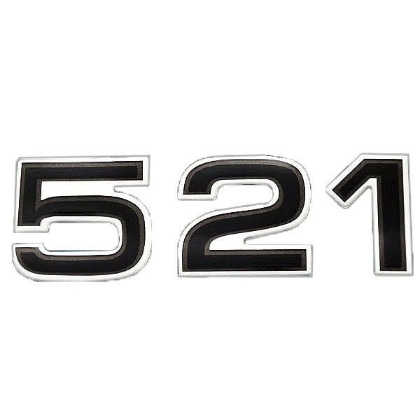 Ranger Boat Raised Emblem Decal 7604643 - Z521 Comanche Black Sticker