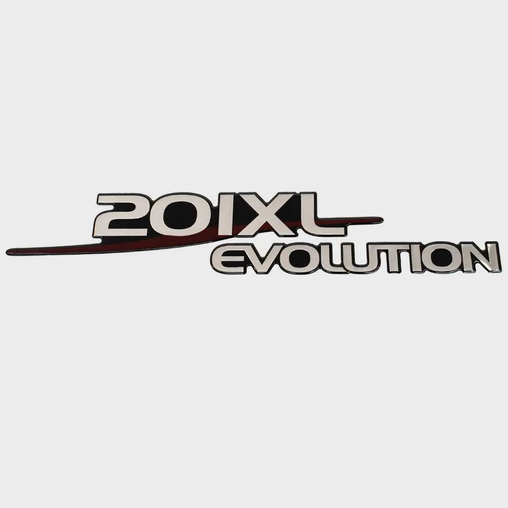 Ranger Boat Raised Emblem Decal 7D194 - 201XL Evolution Silver