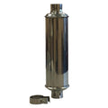 JDS2421 Stainless Steel Muffler with Clamp Fits John Deere