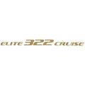 SunCatcher Pontoon Boat Model Decal - Elite 322 Cruise Sticker