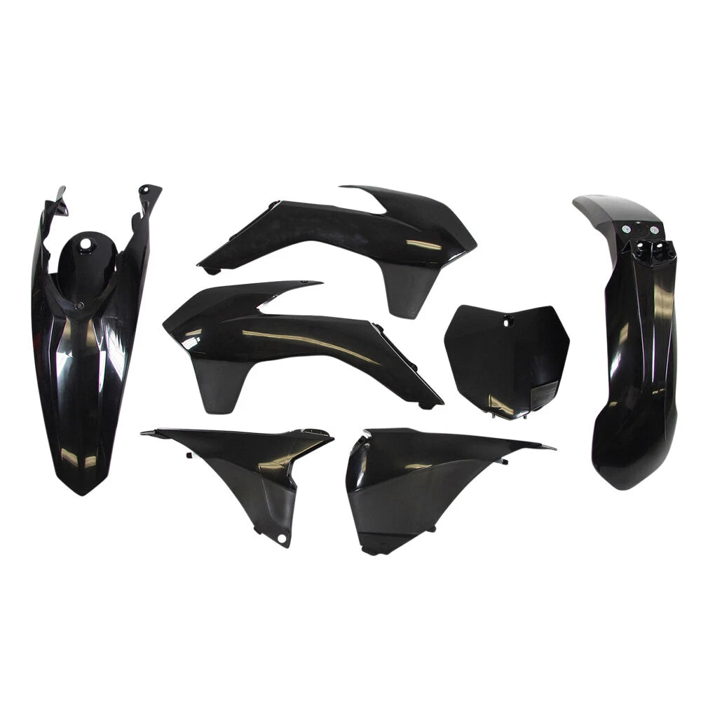 Rtech Plastics Kit for KTM SX 125 2013-2015 Black