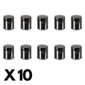 10 Pack Whites Chrome Oil Filter for Harley XL1200X Forty-Eight 2016
