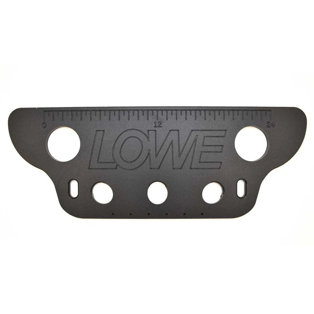 Lowe Pontoon Boat Rod Holder Panel 2131852 - with Fish Ruler 32 1/8 Inch