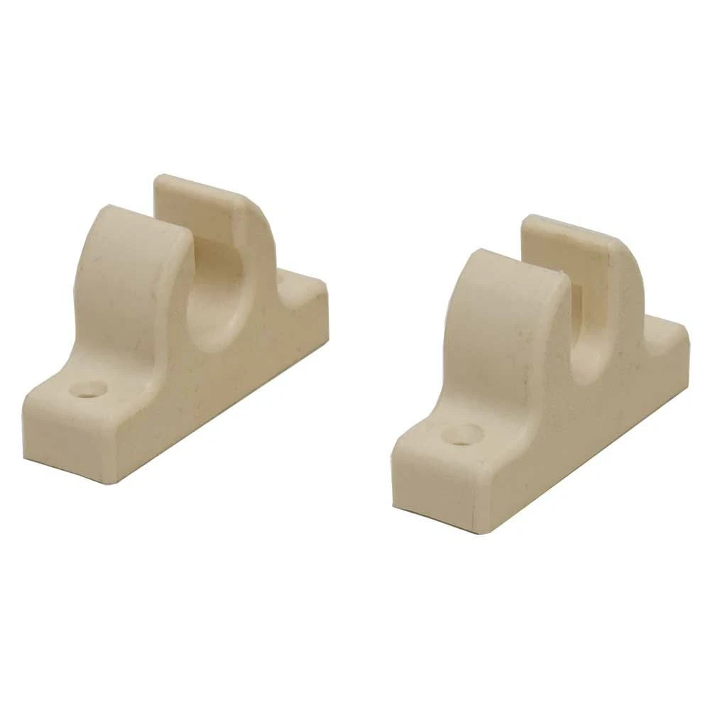 Sea Ray Boat Rod Holders - 7/8 Inch Off White Starboard (pair)