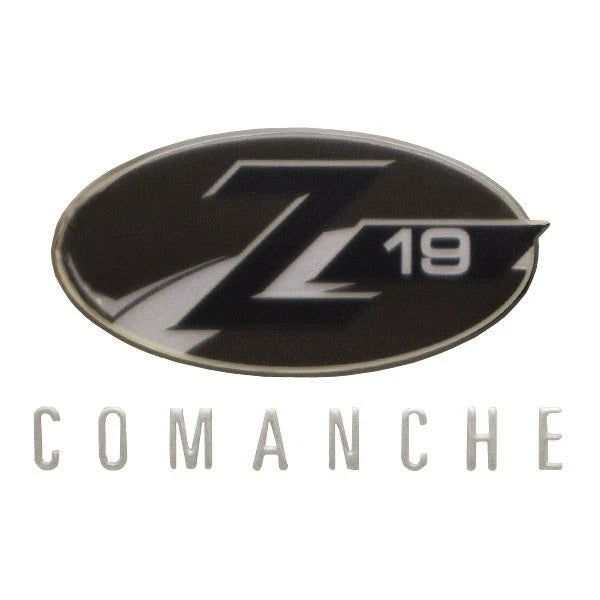 Ranger Boat Emblem Decal Sticker 7604273 - Z19 Comanche Raised Black