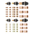 58 PCS Rivet Nut Set Carbon Steel M3 M4 M5 M6 M8 M10 for Workshop Projects