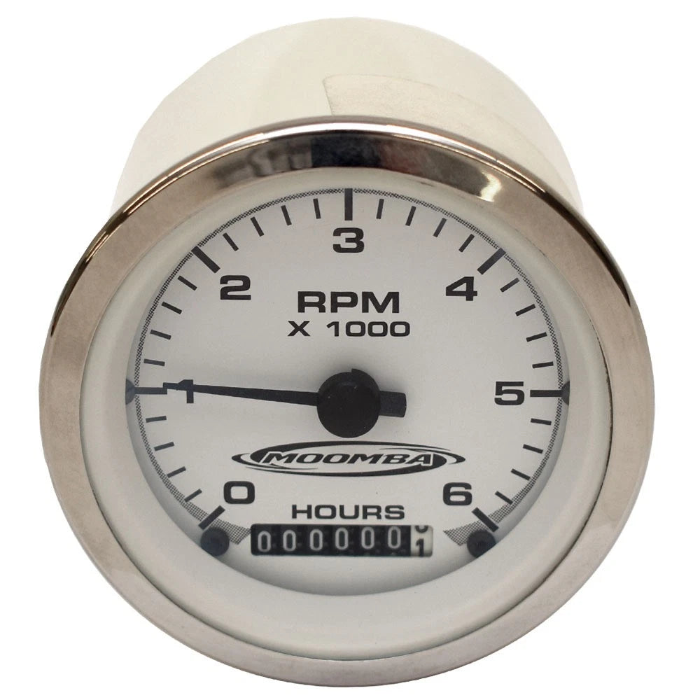 Moomba Boat Tachometer Gauge 103596 - Beede 3 3/8 Inch with Hours